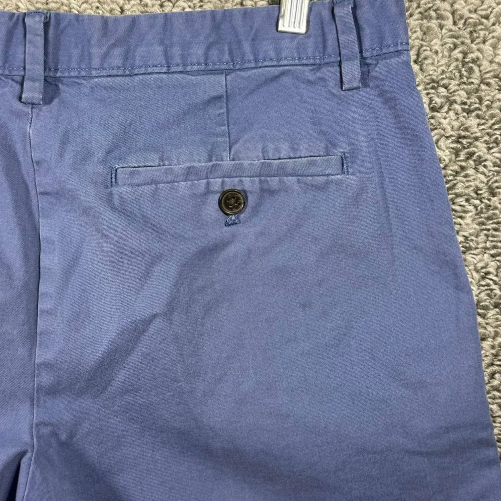 Banana Republic Chino‎ Shorts Blue Stretch Cotton Casual Mens Size 33